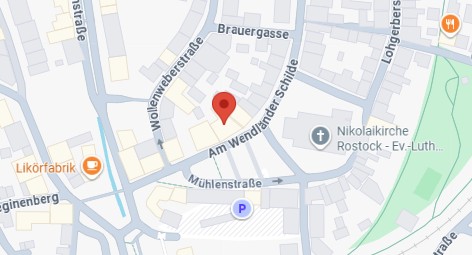 Auszug aus Stadtkarte HRO
